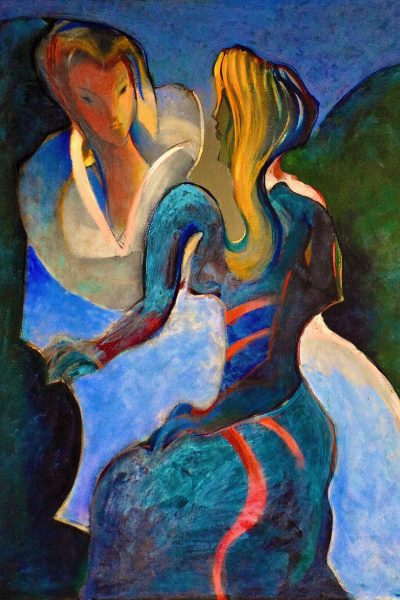 Jean Rougé · 92 x 73 cm · Huile sur toile